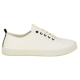 Kylie Áttört kötött cipők fehér Kylie Áttört kötött cipők fehér