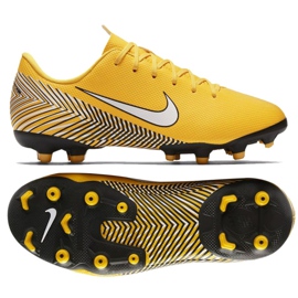 Nike Mercurial Vapor 12 Academy Neymar Mg Jr AO2896-710 futballcipő sokszínű sárga Nike Mercurial Vapor 12 Academy Neymar Mg Jr AO2896-710 futballcipő sokszínű sárga