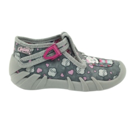 Kitten Befado 110p326 papucs fehér szürke rózsaszín