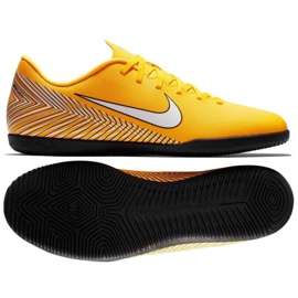 Beltéri cipő Nike Mercurial VaporX 12 Club Neymar Ic M AO3120-710 sárga sárga