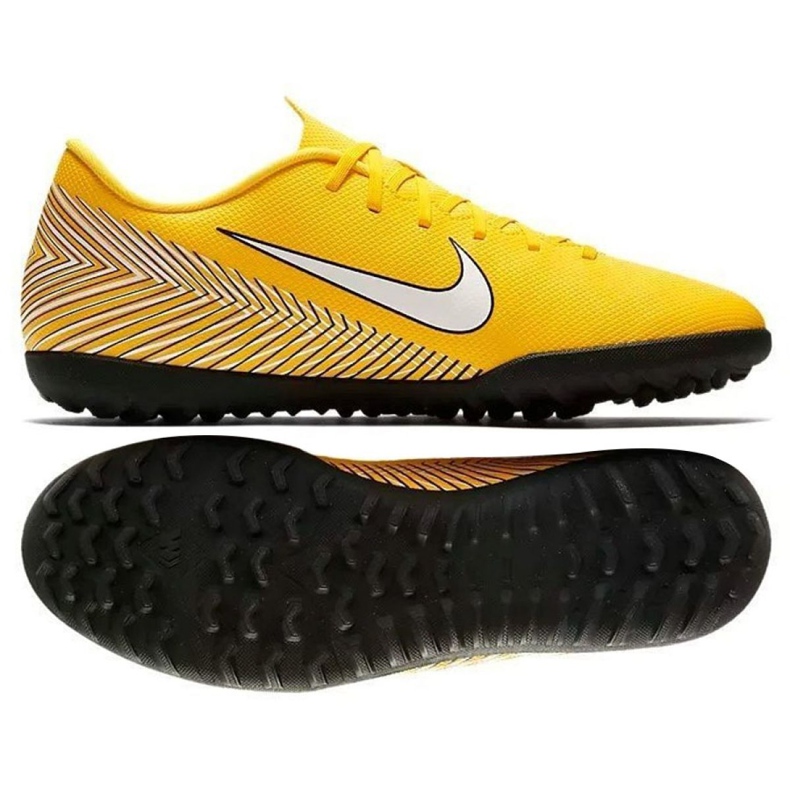 Nike Mercurial Vapor 12 Club Tf M AO3119-710 focicipő sárga sárga