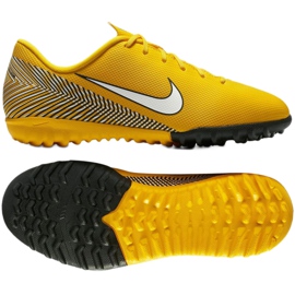 Nike Mercurial Vapor 12 Academy Neymar Tf Jr AO9476-710 futballcipő sárga sárga
