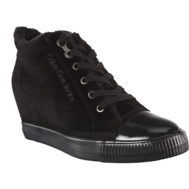 Calvin Klein Jeans Robina Velvet Blk fekete Calvin Klein Jeans Robina Velvet Blk fekete