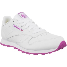 Reebok Klasszikus bőr 044 fehér rózsaszín Reebok Klasszikus bőr 044 fehér rózsaszín
