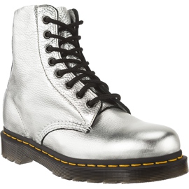 Dr. Martens Dr.martens Pascal Metallic Silver Santos szürke