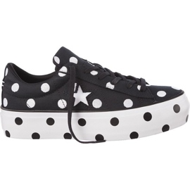 Converse C560695 egycsillagos platform fehér fekete Converse C560695 egycsillagos platform fehér fekete