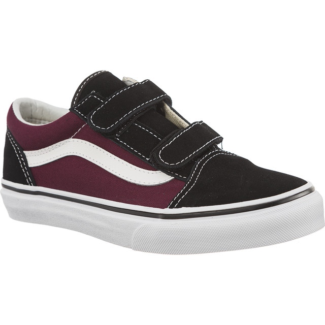 Vans Pop Old Skool V Q7J Fekete Og Burgundia sokszínű