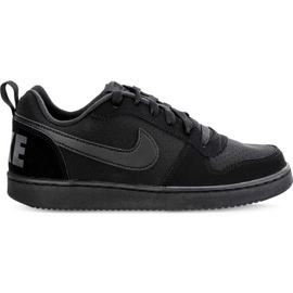 Nike Court Borough Low Gs 001 fekete fekete fekete