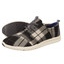 Toms Plaid női Del Rey cipő 890 fekete barna szürke