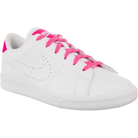 Nike Tennis Classic Prm Gs 106 fehér rózsaszín Nike Tennis Classic Prm Gs 106 fehér rózsaszín