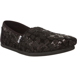 Toms Sequin Glitz női Alpargata 925 fekete