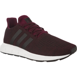 Adidas Swift Run J 600 Maroon Core Fekete Ftwr fehér piros Adidas Swift Run J 600 Maroon Core Fekete Ftwr fehér piros