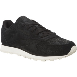 Reebok Cl Lthr csillámló BS9856 fekete