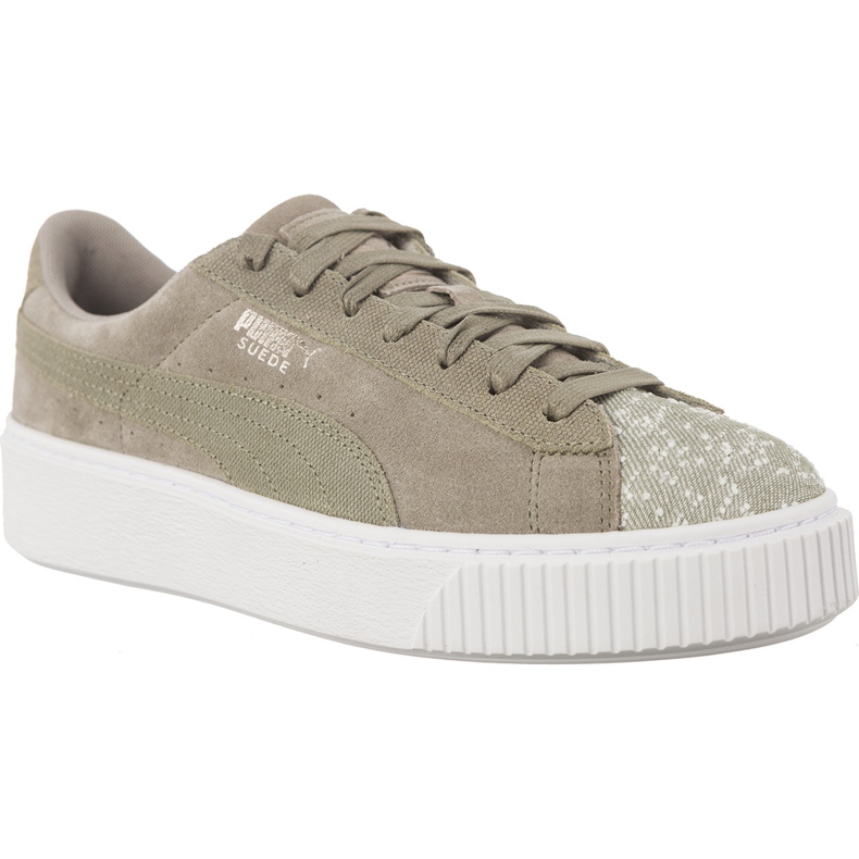 Suede Platform Rock Ridge PUMA fehér szürke