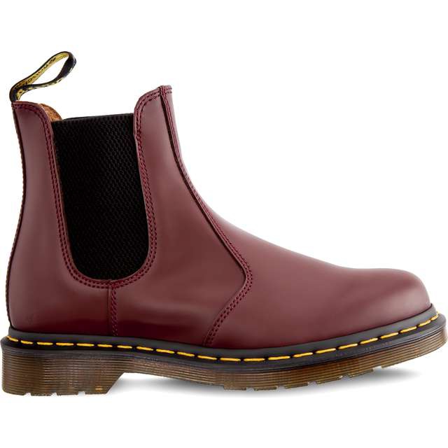 Dr. Martens 2976 Sárga öltés Chelsea Boot Cherry Red piros