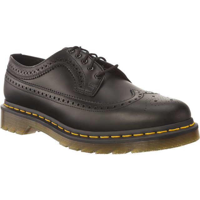 Dr. Martens 3989 Brogue Black Smooth fekete