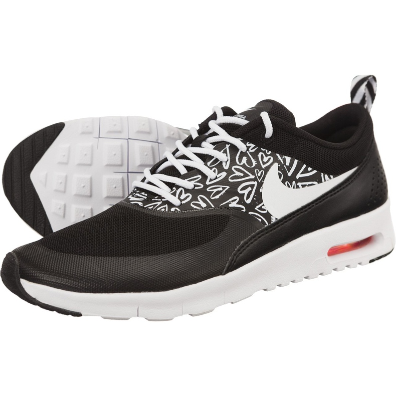 Nike Air max Thea Print Gs 002 fekete