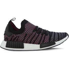 Adidas Nmd R1 Stlt Primeknit Core fekete szürke Négy Solar Pink sokszínű