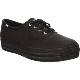 Keds hárommagos bőr 749 fekete