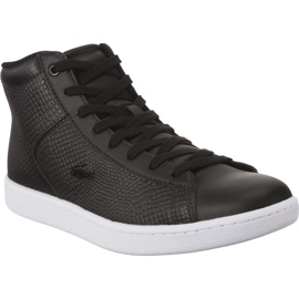 Lacoste Carnaby Evo Mid 317 2 Spw 024 fekete Lacoste Carnaby Evo Mid 317 2 Spw 024 fekete