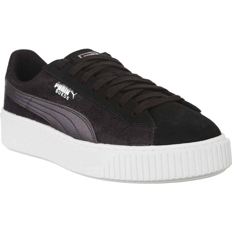 Puma Suede Platform Wn 403 fekete sokszínű