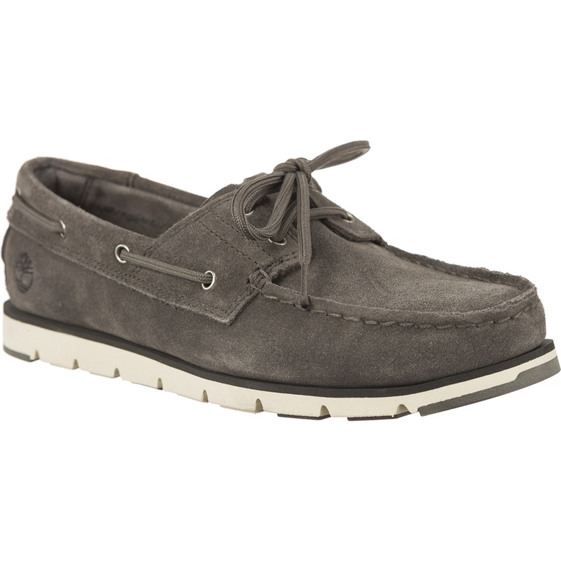 Timberland Camden-vízesés Suede csónakcipő Gunmetal szürke