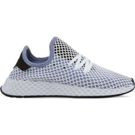 Adidas Deerupt Runner W kréta kék kréta kék mag fekete fehér sokszínű