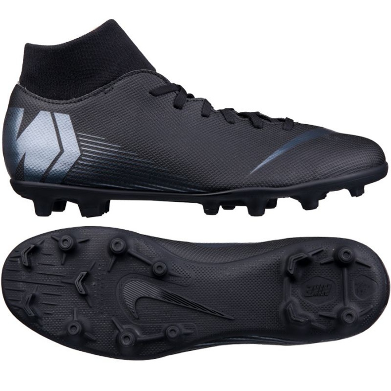 Nike Mercurial Superfly 6 Club Mg M AH7363-001 futballcipő fekete fekete