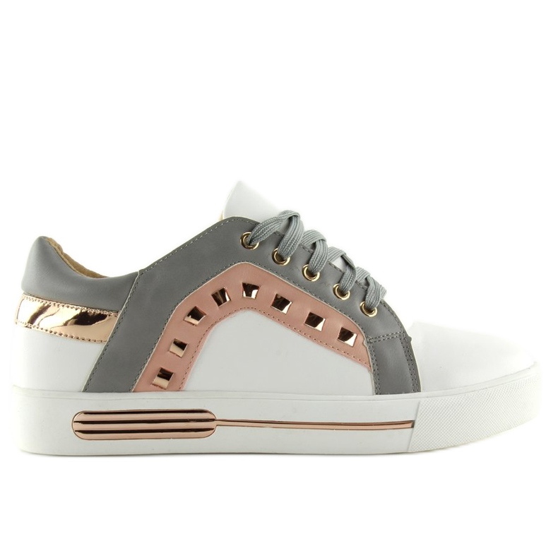 Női BH-115 szürke tornacipő fehér