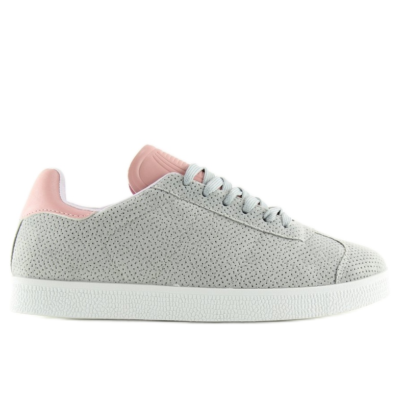 Szürke és rózsaszín női tornacipő BL131P GREY / PINK