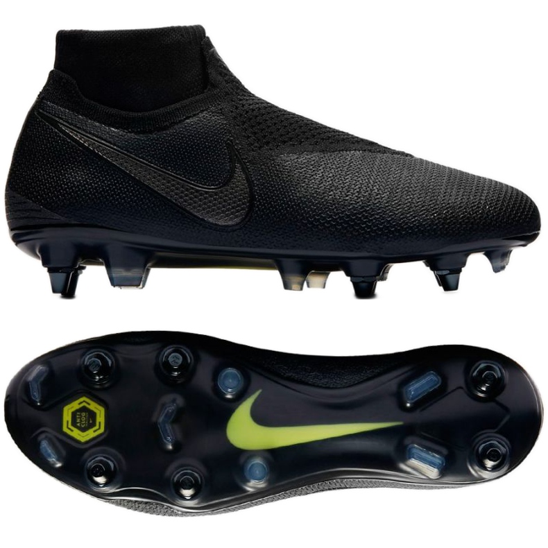 Nike Phantom VSN Elite DF SG Pro AC M AO3264-001 futballcipő fekete