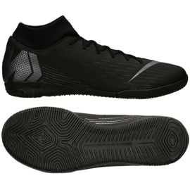 Beltéri cipő Nike Merurial Superflyx 6 Academy Ic M AH7369-001 fekete fekete
