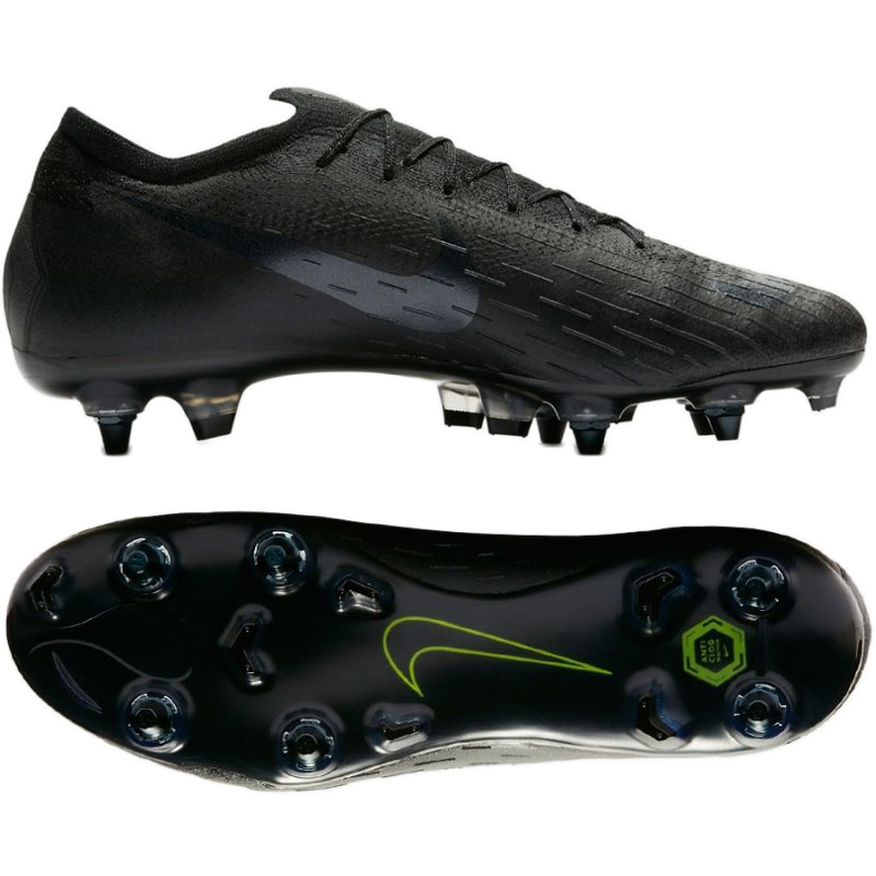 Nike Mercurial Vapor 12 Elite SG Pro AC AH7381-001 futballcipő fekete