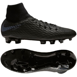 Nike Hypervenom 3 Academy Df Fg M AQ9217-001 futballcipő fekete fekete