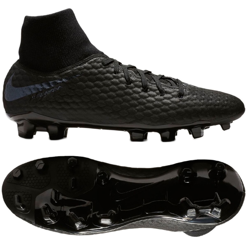 Nike Hypervenom 3 Academy Df Fg M AQ9217-001 futballcipő fekete fekete