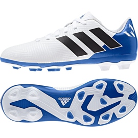 Adidas Nemeziz Messi 18.4 Fg Jr DB2369 futballcipő sokszínű fehér Adidas Nemeziz Messi 18.4 Fg Jr DB2369 futballcipő sokszínű fehér