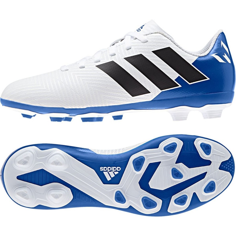 Adidas Nemeziz Messi 18.4 Fg Jr DB2369 futballcipő sokszínű fehér