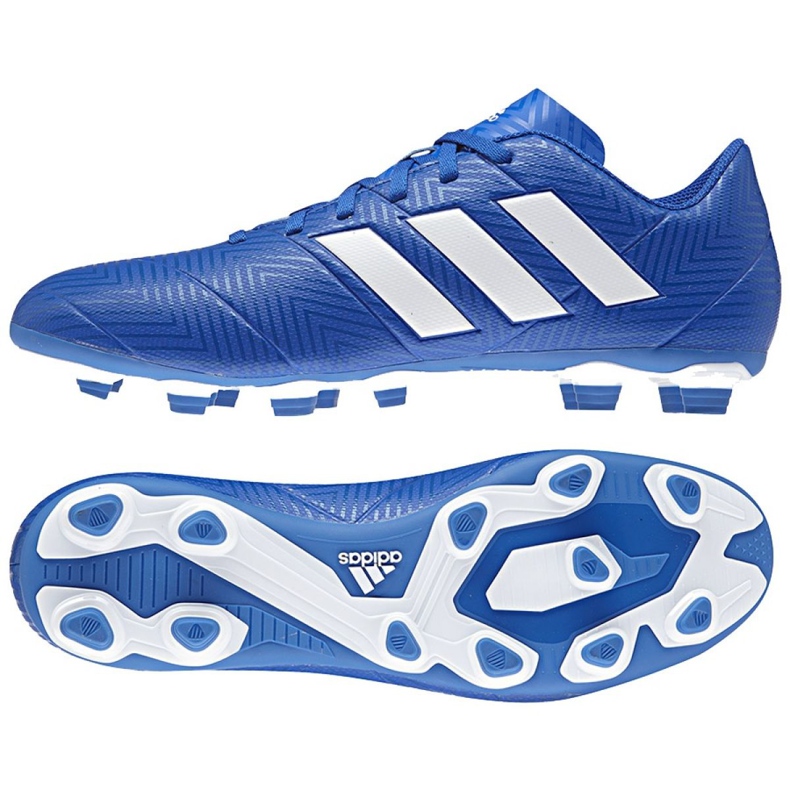 Adidas Nemeziz 18.4 FxG M DB2115 futballcipő sokszínű kék