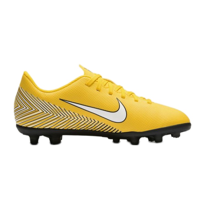Nike Mercurial Vapor 12 Club Neymar Mg Jr AO9472-710 futballcipő sokszínű sárgák Nike Mercurial Vapor 12 Club Neymar Mg Jr AO9472-710 futballcipő sokszínű sárgák