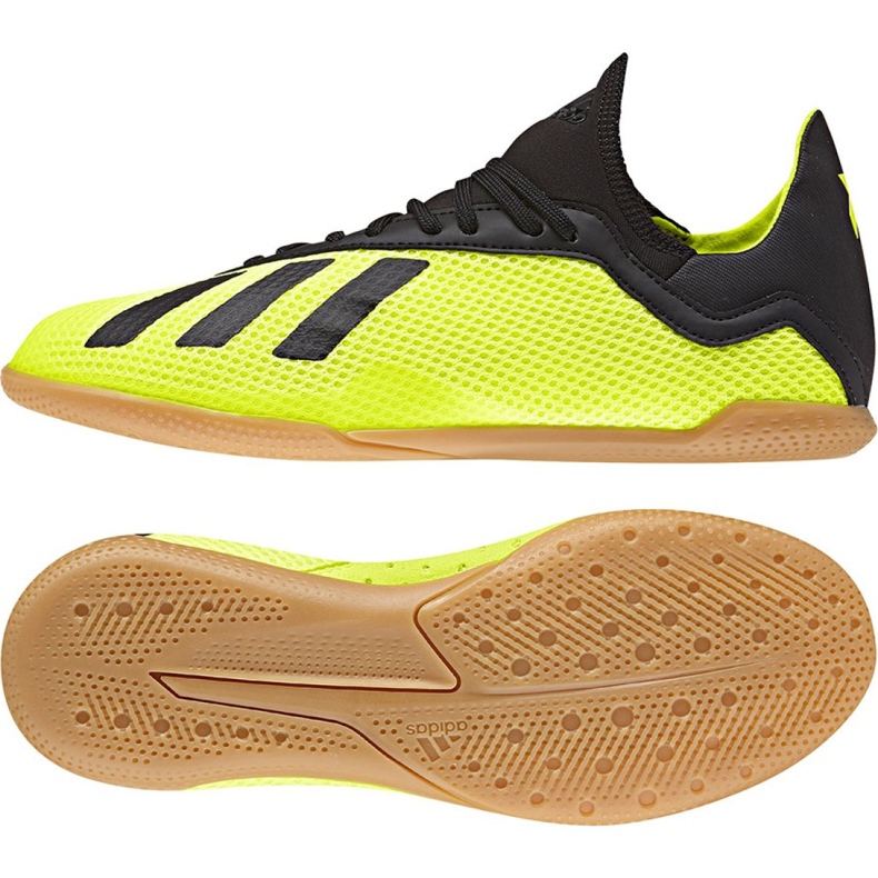 Belső cipő adidas X Tango 18.3 In Jr DB2426 sárga sárga