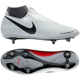 Nike Phantom Vsn Academy Df Sg AO3260-060 futballcipő fehér szürke