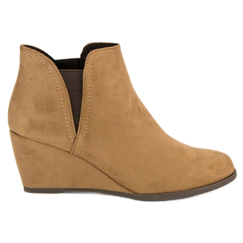 Corina Teve ék csizma barna Corina Teve ék csizma barna