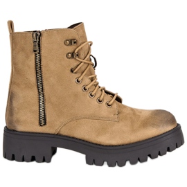 Corina Csomós velúr munkások barna Corina Csomós velúr munkások barna