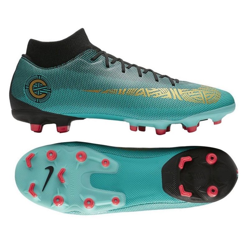 Nike Mercurial Superfly 6 Academy M CR7 Mg AJ3541-390 futballcipő kék kék
