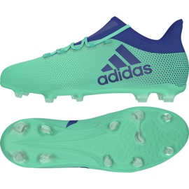 Adidas X 17.2 Fg M CP9189 futballcipő sokszínű zöld