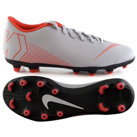 Nike Mercurial Vapor 12 Club Gs Mg Jr AH7350-060 futballcipő sokszínű fehér