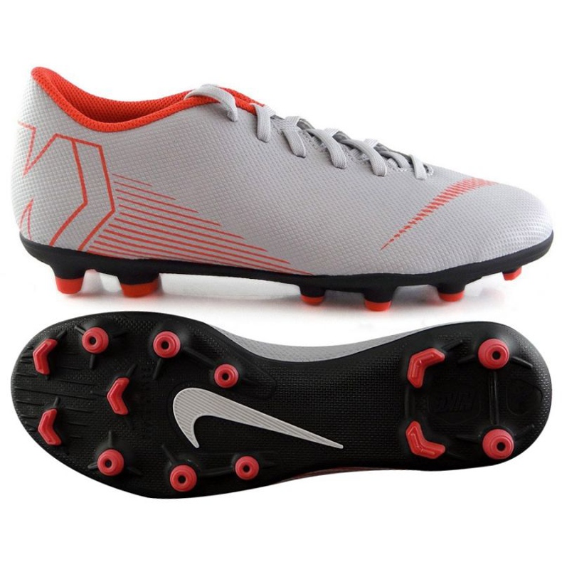 Nike Mercurial Vapor 12 Club Gs Mg Jr AH7350-060 futballcipő sokszínű fehér