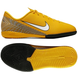 Beltéri cipő Nike Mercurial Vapor 12 Academy Neymar Ic Jr AO9474-710 sárga sárga