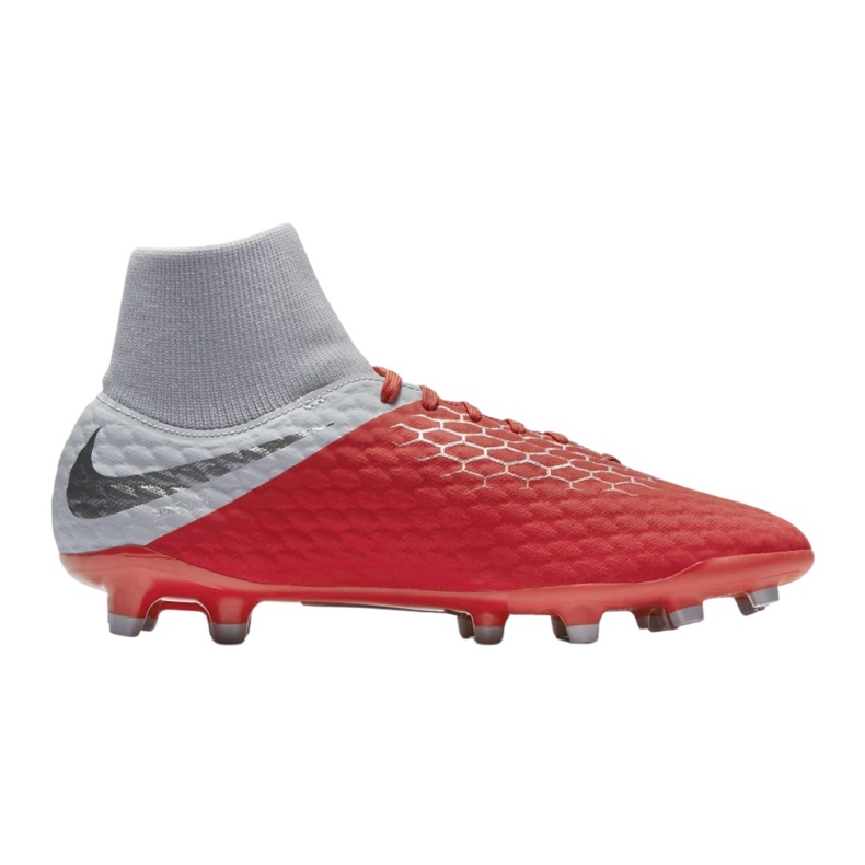 Nike Hypervenom 3 Academy Df Fg M AQ9217-600 futballcipő sokszínű ezüst Nike Hypervenom 3 Academy Df Fg M AQ9217-600 futballcipő sokszínű ezüst