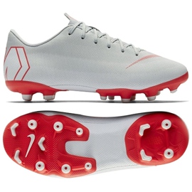 Nike Mercurial Vapor 12 Academy Gs Mg Jr AH7347-060 futballcipő sokszínű ezüst Nike Mercurial Vapor 12 Academy Gs Mg Jr AH7347-060 futballcipő sokszínű ezüst